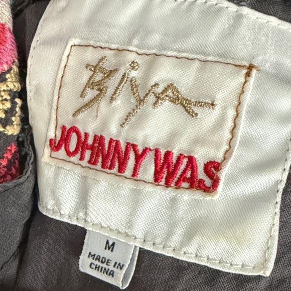 Biya Johnny Was Silk Floral Embroidered Mini Dress Size Medium - Picture 12 of 13